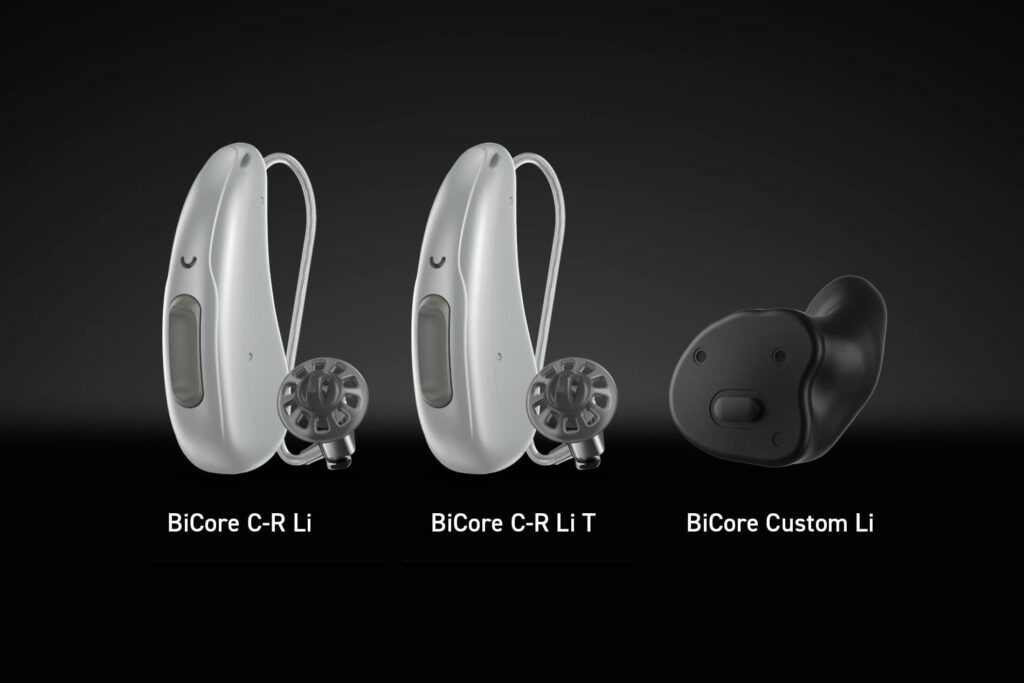 BiCore hearing aids options