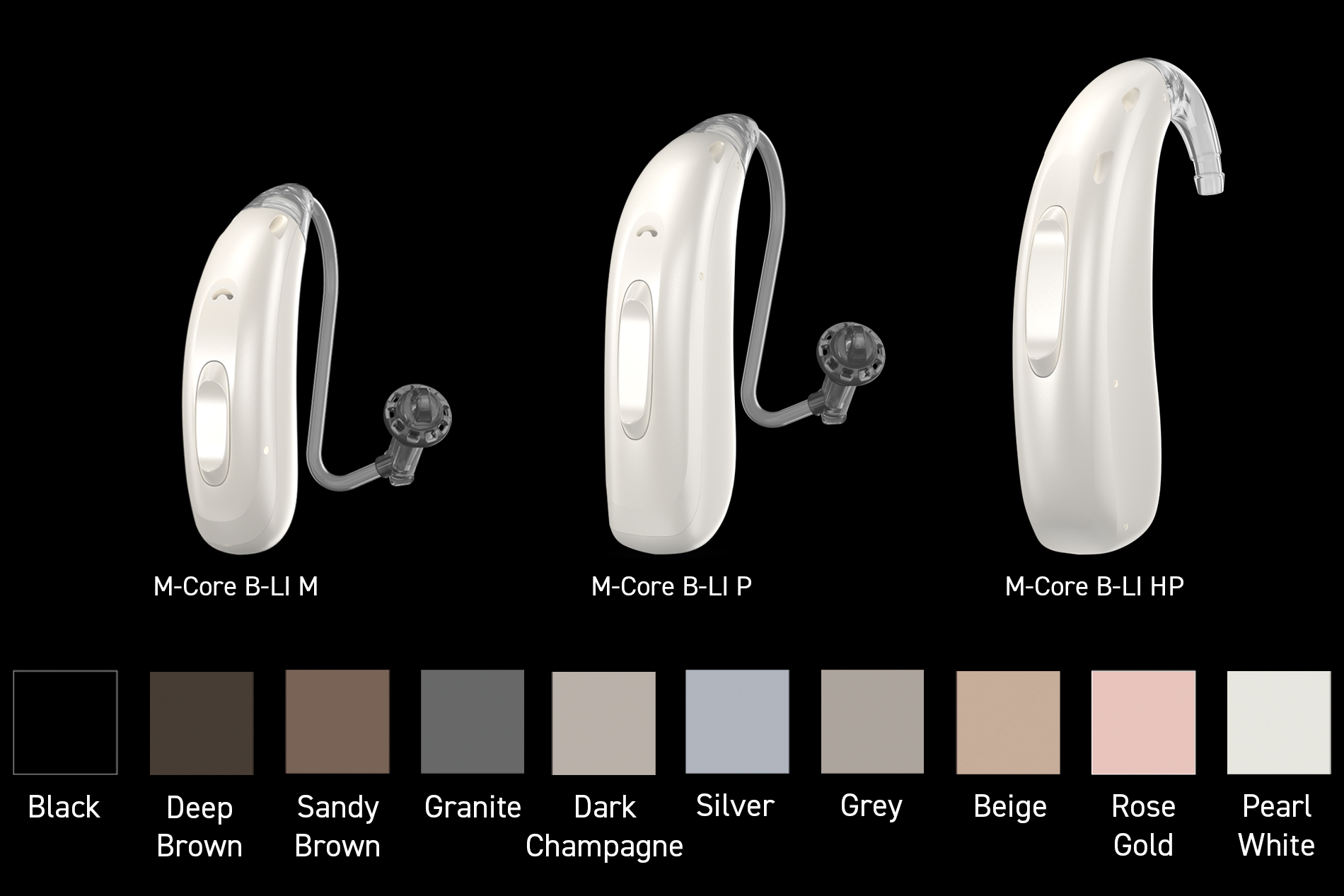 mcore hearing aids options